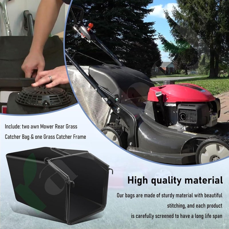 Braveboy Lawn Mower Rear Grass Catcher Bag W/Grass Catcher Frame Set Comapatible with Kobalt 40V Max KM 2041B-06, 2040X-06 - Image 5